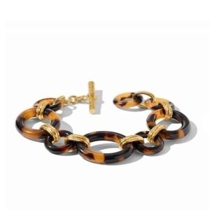 Julie Vos Gold and Tortoise Link Bracelet